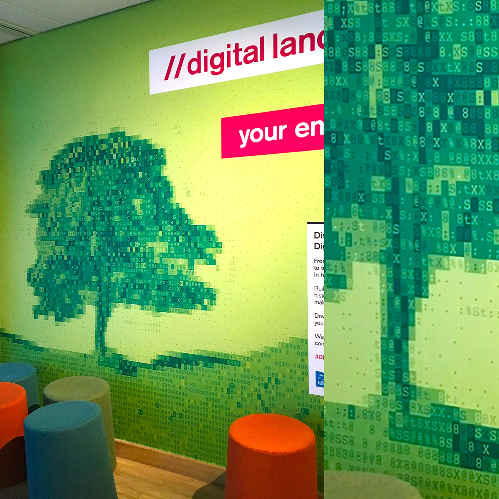 Interior graphics specialist display imaging